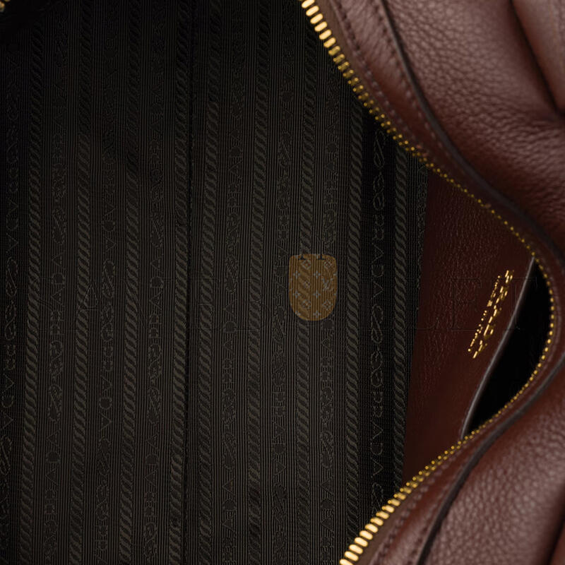 PRADA LARGE LEATHER TOP-HANDLE BAG 1BB148 (33*22*14cm)